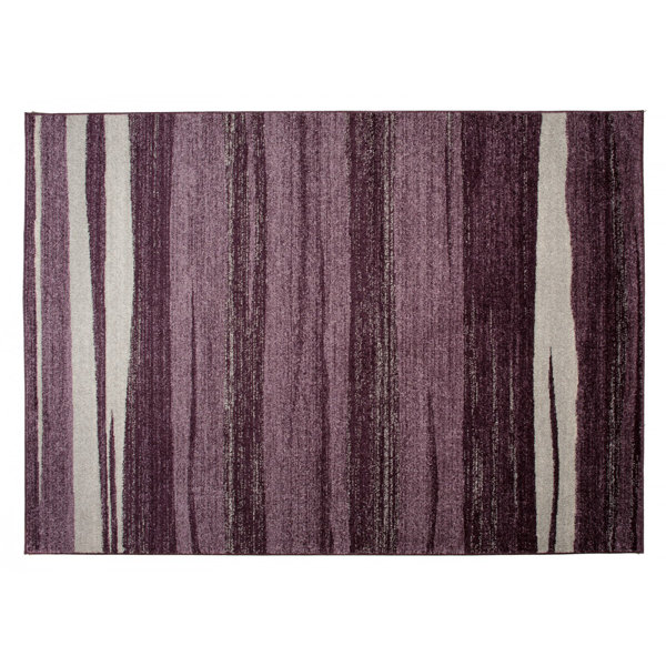 17 Stories Barite Dark Purple Rug Wayfair.co.uk